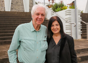 Long-time parishioners Tina and Trevor Lambkin find faith in action at Indooroopilly