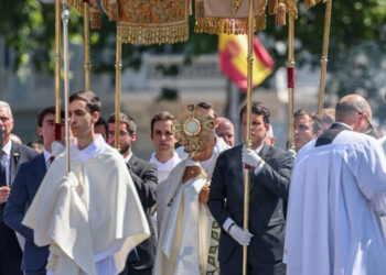 Corpus Christi must not become museum of the past, Pope Leo says at Madrid Mass with 1.2 million people